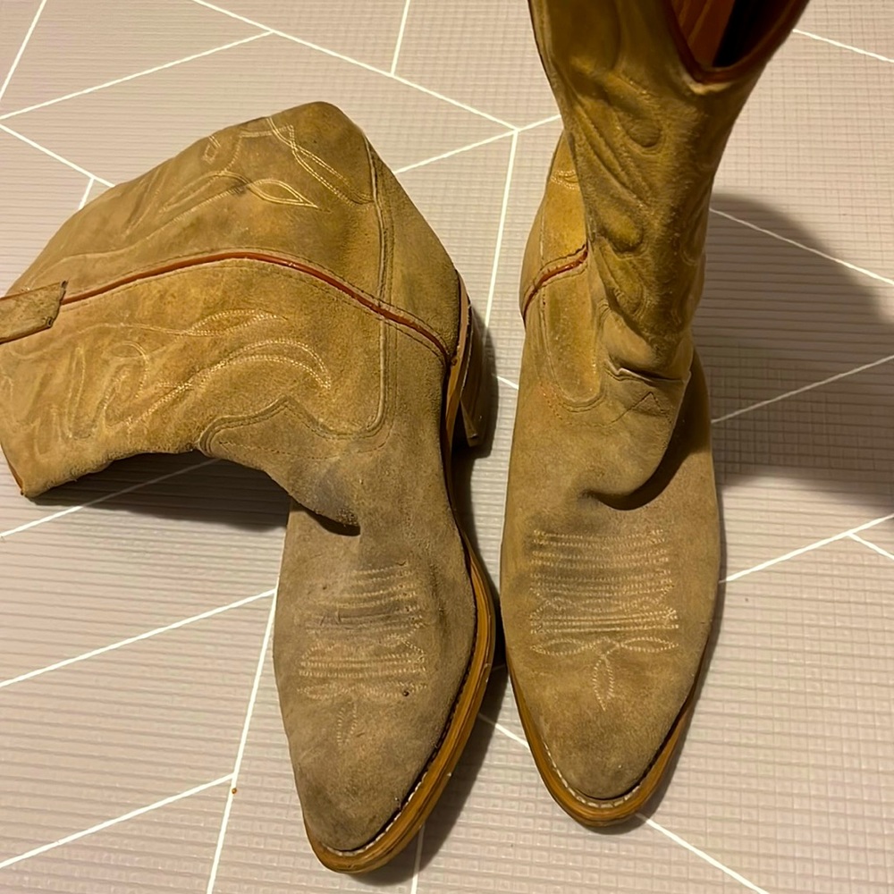 Texas Made in USA cowboy boots size 10 Vintage